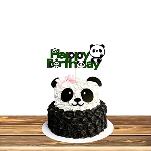 Image of FestikoCute Cartoon Panda Party Supplies,Children Party Decoration,Girl Birthday Decoration Cake Topper for Birthday Decoration