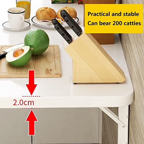 Table murale pliante haut de gamme avec cadre de support métallique - 6