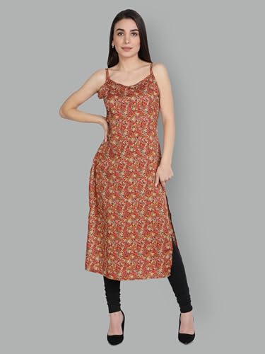 Image of PATLANI Women's Crepe Full Stitched Kurti.