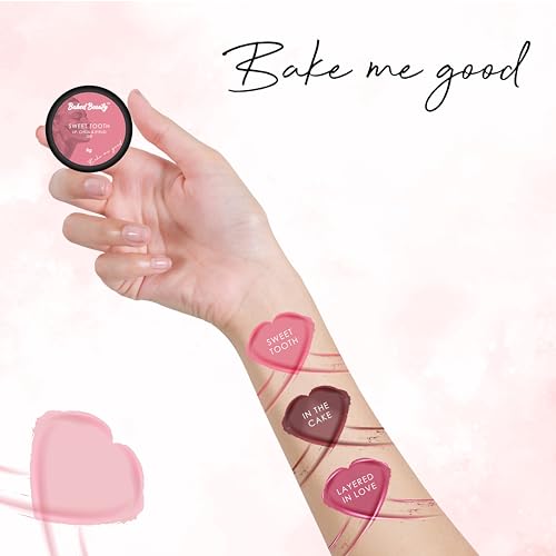BAKED BEAUTY Lip and Cheek Tint for Hydrating Lips Enriched with Vitamin E and Shea Butter, Sweet Tooth - 8g - Image 6