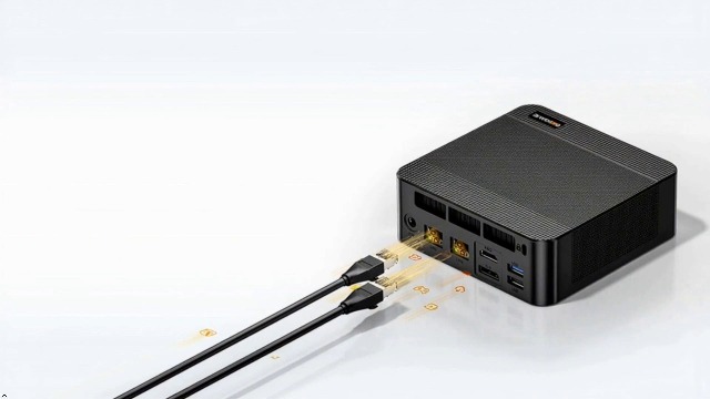 BOSGAME P6 Ryzen 9 6900HX Mini Desktop PC, 32GB LPDDR5 6400MHz