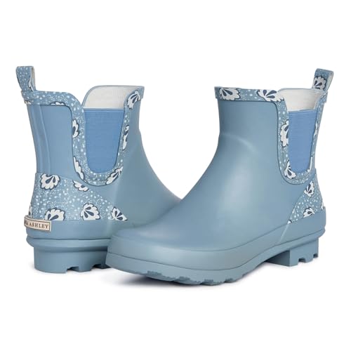 Image of Laura Ashley Women's Waterproof Mid Cut Rain Boots