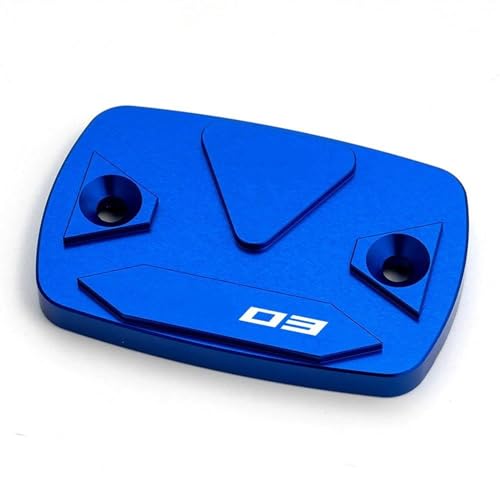 Cubierta de depósito fluido delantero de aluminio azul para moto Yamaha MT03 de 2015 a 2021