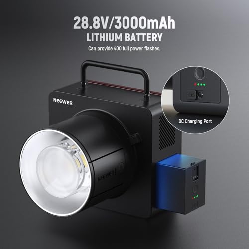 NEEWER Q6 600Ws 2.4G TTL Outdoor Studio Flash