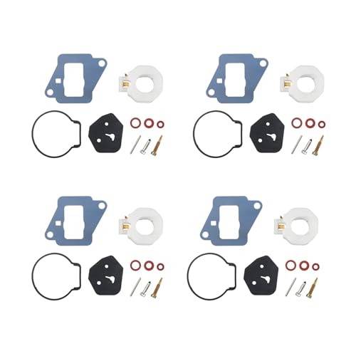 Kit réparation carburateur Yam 9.9/15 HP 2T | 4 ensembles de rechange pour moteur hors-bord