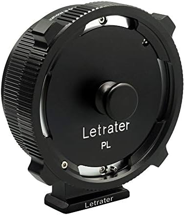 Letrater PL-EOS R Lens Mount Adapter for PL Lens Convert to Canon RF Cameras, e.g. EOS R, RF, R5, R6, C70, Komodo Cameras，Matte Black