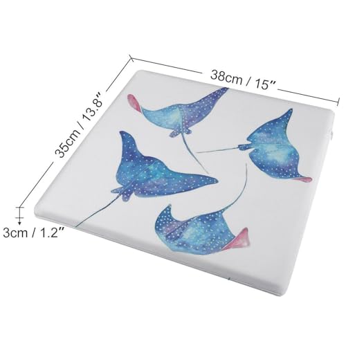 Cojín de espuma viscoelástica con funda de poliéster extraíble y lavable 3