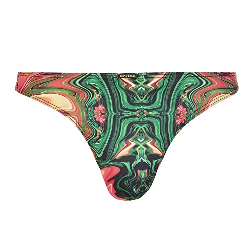 Bruno Banani String Liquify, String Homme, Orange/grün Print Cover