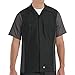 Red Kap Men's Crew Shirt, Black/Charcoal, Short Sleeve 3X-Large