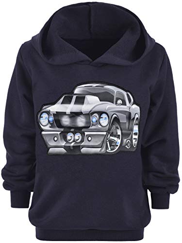 Preisvergleich Produktbild BEZLIT Jungen LED Kapuzen Pullover Hoodie Sweater 30201 Navy 140