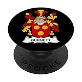 Burnett Coat of Arms - Family Crest PopSockets Swappable PopGrip