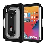 Survivor All-Terrain 6th Generation iPad Mini Case - 3X Military-Grade Drop Protection + Integrated Screen Protection - Features Sealed Ports & Buttons with Kickstand & Handstrap (Black)