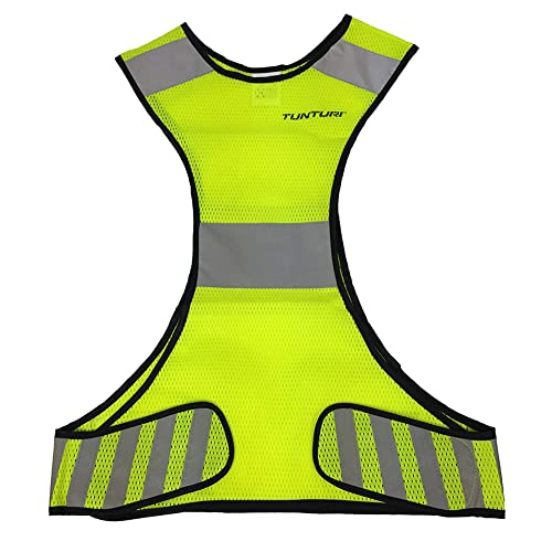 Tunturi Running Veste Course de sécurité Mixte Adulte, Jaune, Taille : L Cover