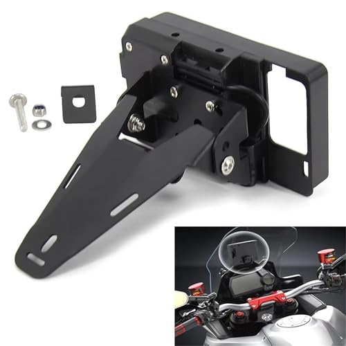 Support navigation GPS moto avec chargeur USB pour Ducati Multistrada 1200 2013-2014 - 3