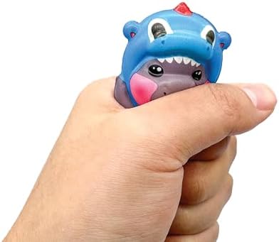 Raymond Geddes Mini Baby Hippo Squishies – Pack of 24 – Adorable Stress Relief Toys for Kids, 8 Designs to Collect image 5