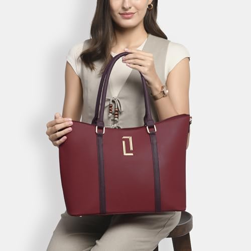 Image of Lavie Luxe Haiden Large Tote Bag for Women | Tote Bag for Work | Ladies purse | Stylish Shoulder Bag | Gift for Women