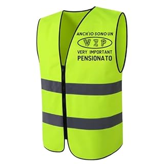 Toctax Gilet Pensione + Biglietto Auguri Pensionato, Regalo Pensione Uomo Biglietto Pensione Uomo Gadget Divertenti ﻿