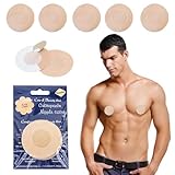 CHAOTEMAI 100 Pezzi Copricapezzoli Adesivi Sottili e Leggeri Cerotti Capezzoli Uomo Running AntiGraffio Copri Capezzoli Adesivi Traspirante Nipple Cover Paracapezzoli per Sport Viaggi Lavoro