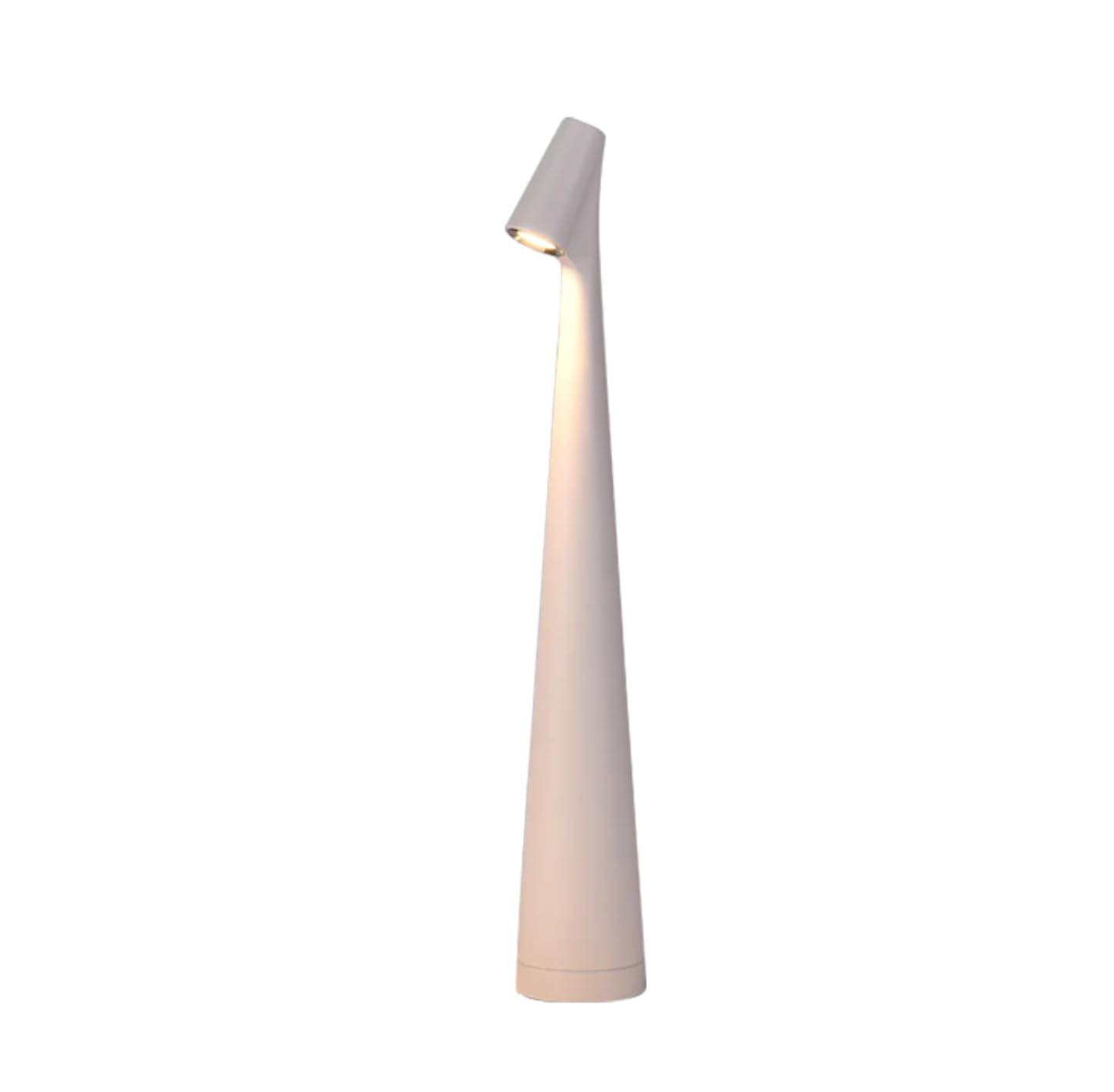NYRWANA Table Lamp | 2000mAh Battery | Home Decor, Lamp, Lamps for Bedroom and Living Room, Stepless Dimming, 3 Colour Touch Control, USB-C Charging, Rakhi Gift for Brother & Sister (Metal - White)