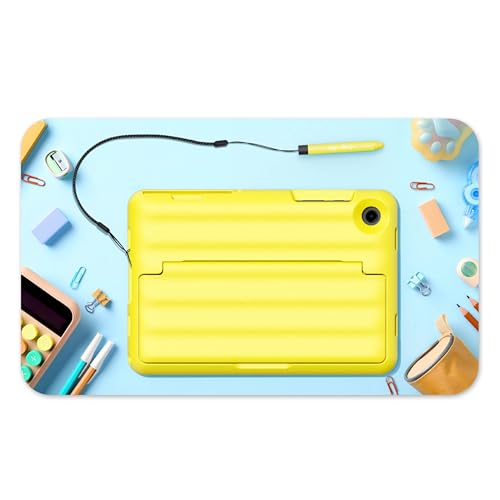 Image of Samsung Galaxy Tab A9+ Plus Kids Edition 11 inch 64GB WiFi Android Tablet, Long Battery Life, Expandable Storage, Thin, Light Design, Durable Puffy Cover, US Version, 2024, Yellow
