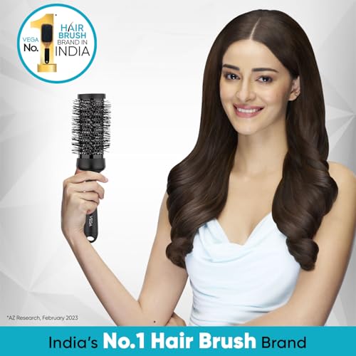 VEGA Hot Curl Brush Medium, black, 125 g
