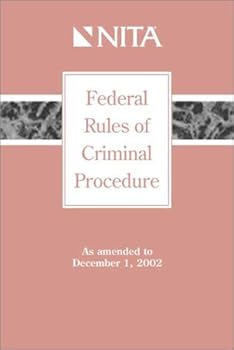 Paperback Federal Rules of Criminal Procedure Book