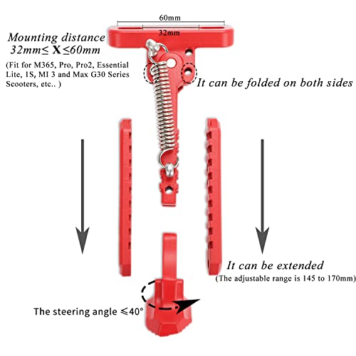 HYGJ TMOM Scooter Stand di parcheggio Piede