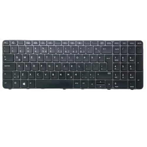 Clavier HP ZBook 15u G3 noir idéal pour la rédaction de rapports en anglais