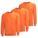 solarika High Visibility Quick Dry Safety Shirt with Pockets,Construction Work Long Sleeve-Green-3P-S