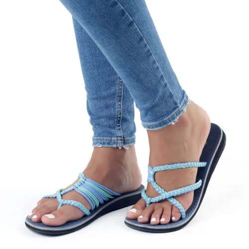 Image of Plaka Flip Flops Sandals for Women Oceanside