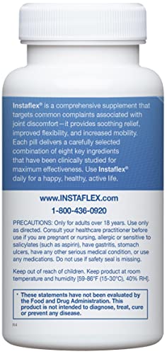 Instaflex Joint Support - Clinically Studied Joint Relief Blend Of Glucosamine, Msm, White Willow, Turmeric, Ginger, Cayenne, Hyaluronic Acid - 90 Capsules #TOP3