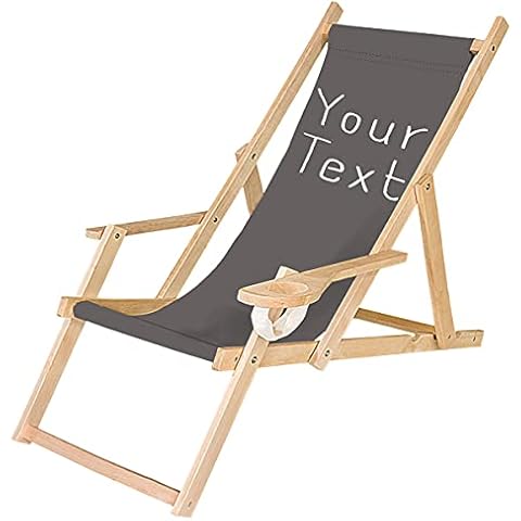 Tumbona Plegable de Madera Ferocity con Diseño Personalizable Cover