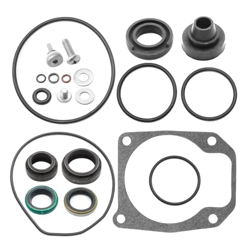 Vkinman Kit de vedação de caixa de engrenagens 433550, substituição para motor externo Johnson Evinr