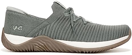 Ryka Womens Echo Knit Fit Slip On Sneakers Forest Green 9 M | Image 1
