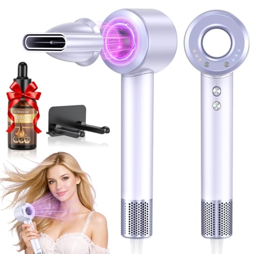 Opiniones de precio secadora . 48 Secadora de Cabello 2000W, Motor Sin Escobillas de Aleación de Zinc, 3 Velocidades y 4 Modos de Temperatura, Función de Autolimpieza y Memoria, Proceso de Pintura de Caucho