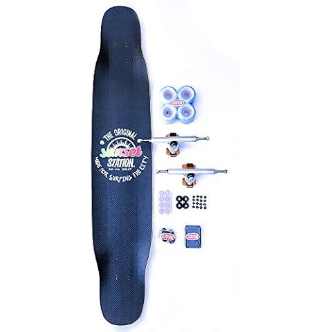 Longboard Pro Completo de Carbono y Bambú Station Cover
