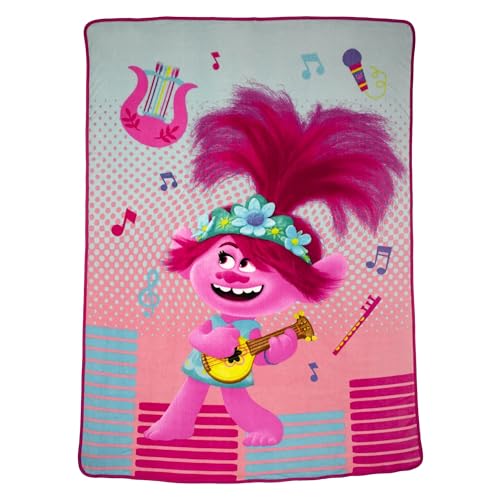 Franco Manufacturing Trolls World Tour 62 X 90 Plush Blanket