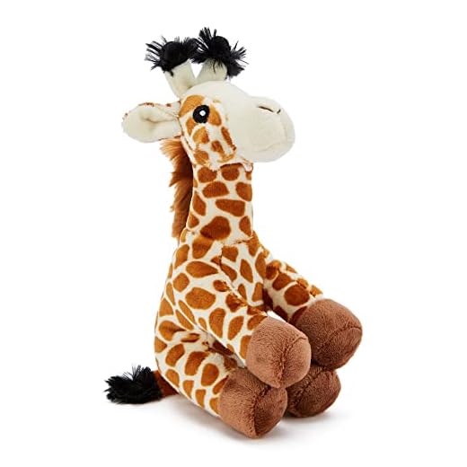 Zappi Co Kinder Kuschelweiches Plüschtier - Perfekte kuschelige Spielgefährten für Kinder Geburtstage und besondere Anlässe(12-15cm) (Giraffe)