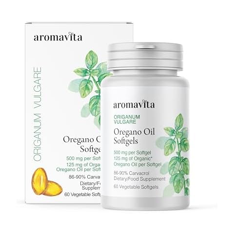 AROMAVITA Oregano Oil Capsules Organic Cover