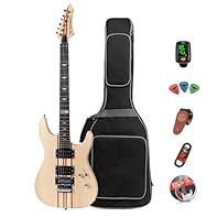 【H-H Pickup】Bullfighter D-300 electric guitar equipped with two classic Humbucker pickups, 3-way pickup selector switches, and 1 tone control knob plus 1 volume control knob, offering you versatile tone-shaping options. Ideal for both beginners and p...