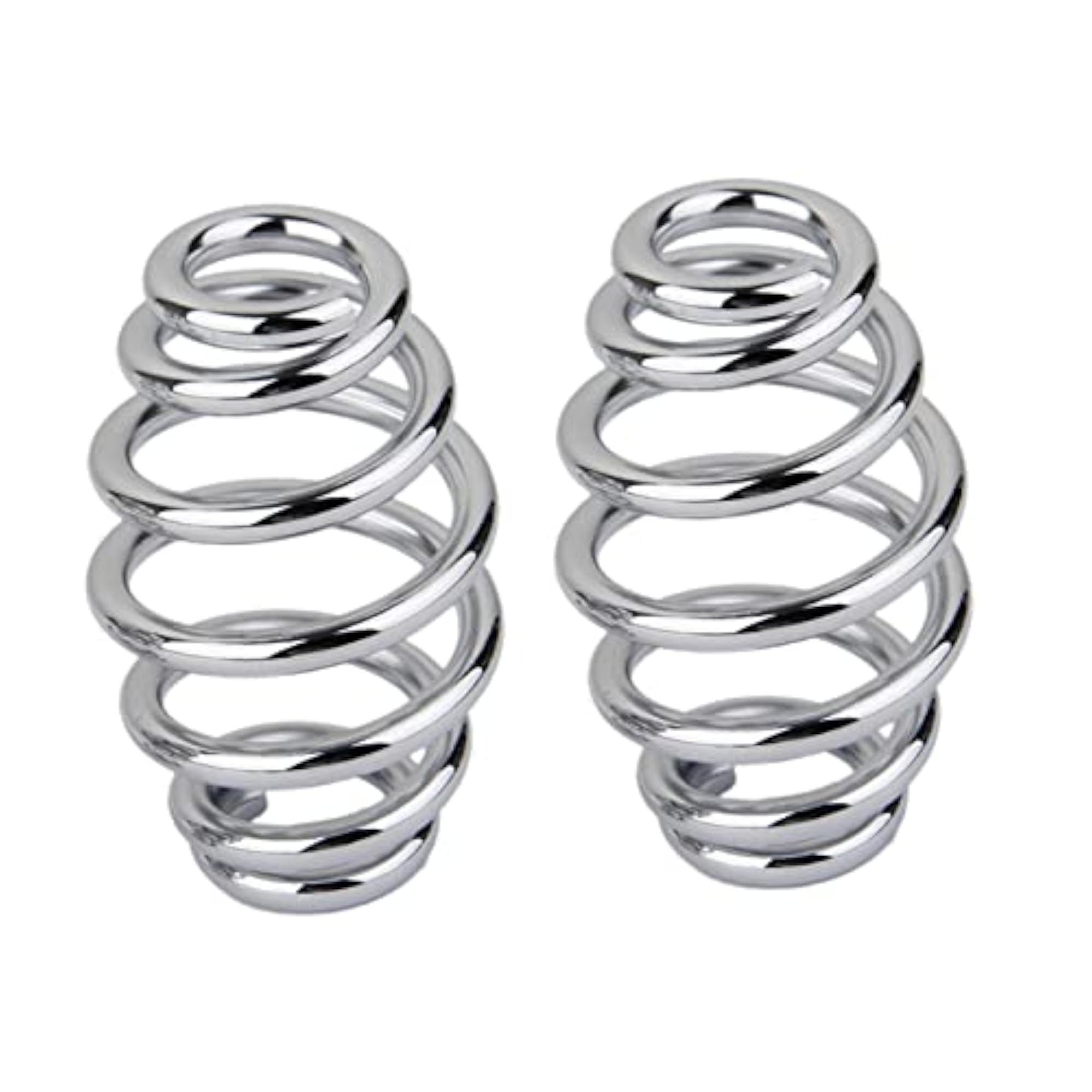 3 Chroe Coiled Solo Seat Springs for Harley Chopper Bobber Motorcycle