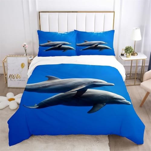 Funda Nórdica Cama 90 Delfín Impresión