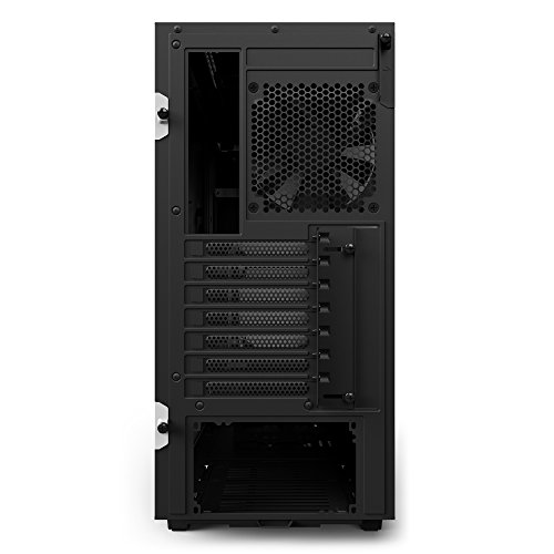 Nzxt H500 White And Black Mid Tower Pc Case With 2 Aer F Fans, Tempered Glass Side Panel, 2 Usb 3.0 Ports, Supports Atx, Microatx And Mini-Itx Motherboards #TOP4