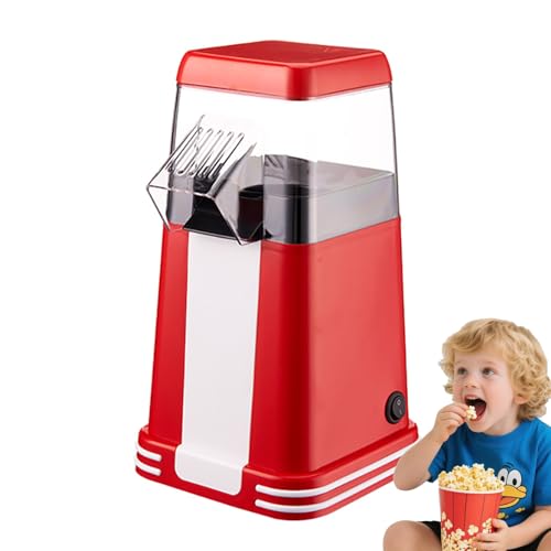 Biniveil Máquina Para Palomitas - Palomitero De Aire Saludable Para Noche De Cine,Dispositivo Inteligente Automático para Hacer Palomitas en Noche de Cine y Reuniones Familiares