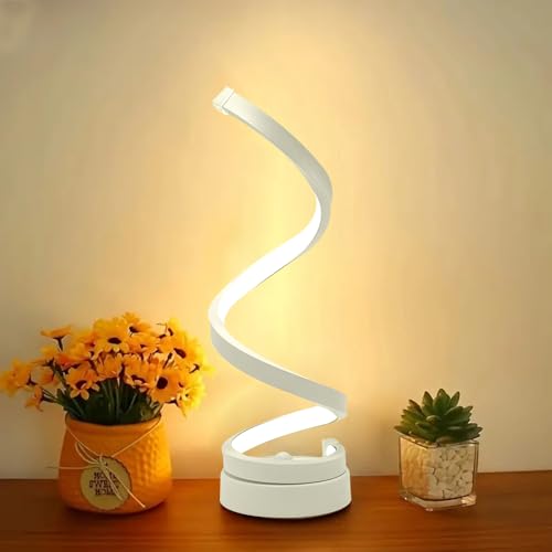 Ampio ambito di applicazione: Lampada da scrivania led è moderna e perfetto per soggiorno, camera da letto, studio, ufficio, lettura sul comodino, ecc.