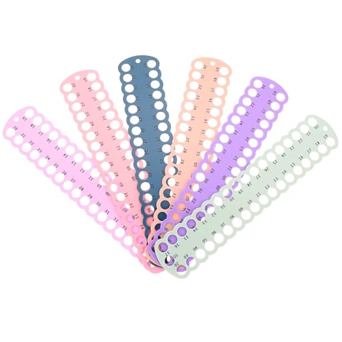 HAPINARY Household Embroidery Organizer 6pcs Reusable Thread Holders Plastic Floss Organizers Thread Saving Easy Organizati