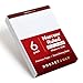 TOPS Docket Gold Writing Tablet, 8-1/2 x 11-3/4 Inches, Perforated, White, Narrow Rule, 50 Sheets per Pad, 6 Pads per Pack (63942)