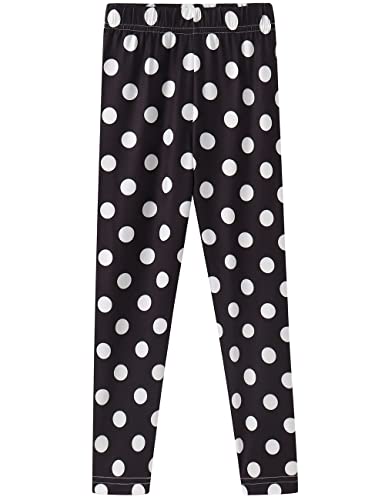Noomelfish Girls Printed Leggings Soft Full Length Stretch Pants (4-12 Years)