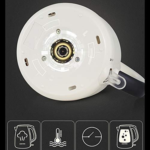 Kettle eléctrico de acero inoxidable 1.8L blanco miniatura 4