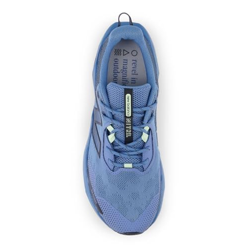 New Balance New Balance Men's DynaSoft Nitrel V6 Trail Running Shoe, Blue Laguna/Melon Water/Midnight, 9 M